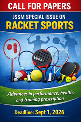Special Issue on Racket Sports